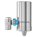 Produktbild: Waterdrop WD-FC-06 Wasserfilter Wasserhahn aus Rostfreiem Stahl, Kohleblock Wasserfiltersystem, Leitungswasserfilter, Entfernt Chlor, Schwermetalle...