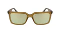 Produktbild: CALVIN KLEIN JEANS Unisex Adult Sunglasses CKJ23659S - Khaki with Solid Grey Gold Mirror Lens