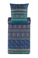 Produktbild: Bassetti Brenta Bettwäsche + 2 Kissenhüllen aus 100% Baumwollsatin in der Farbe Blau B1, Maße: 200x200 + 2 K 80x80 cm - 9325857