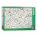 Produktbild: Eurographics Puzzle Die Welt der Vögel, Tiere, 1000 Teile, 68 x 48 cm, 6000-0821