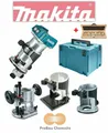 Produktbild: Makita Akku 18V Multifunktionsfräse DRT50ZJX2 Oberfräse Fräse DRT50 inkl. Fräser