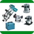 Produktbild: MAKITA Akku-Multifunktionsfräse DRT 50 ZJX2, 18V SOLO im MAKPAC + Zubehör -NEU-