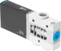 Produktbild: FESTO 525186 - Magnetventil, Sitzventil, für Druckluft, 24 VDC, 400 l/min, G1/4