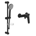 Produktbild: Villeroy & Boch Oasis Duschset Aufputz (2 in 1) – Schwarz Matt