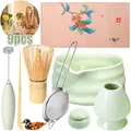 Produktbild: 9 tlg Matcha Tee set / Teeschale Matchaschale / Matchabesen Bambusbesen Besen