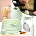 Produktbild: 9 tlg Japan Matcha Tee / Teeschale Matchaschale / Matchabesen Bambusbesen Besen