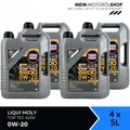 Produktbild: Liqui Moly Top Tec 6200 0W-20 Ford VW 508 00 ACEA C5 Motoröl 4x5 Liter = 20 L