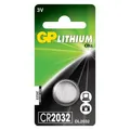 Produktbild: GP Batteries Lithium Cell (1 Stk., CR2032, 220 mAh) (060.2032C1)