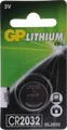 Produktbild: CR 2032 GP - Lithium-Knopfzelle, 3 V, 220 mAh, 20,0x3,2 mm