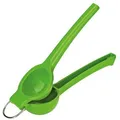 Produktbild: Böttcher-AG Zitronenpresse manuell, 7 cm Durchmesser, mit Aufhänge-Bügel, Metall, grün