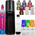 Produktbild: Sodastream Wassersprudler Terra Schwarz Set mit Flasche Sirup Bolero