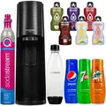 Produktbild: NEU Sodastream Wassersprudler Terra Schwarz Set mit Flasche Sirup Bolero