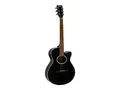 Produktbild: DIMAVERY AW-400 Westerngitarre, schwarz | Western-Gitarre mit Cutaway