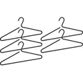 Produktbild: WENKO Kleiderbügel Lux schwarz, 5 St.