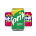 Produktbild: Fanta Strawberry Kiwi 2x24, Sprite 1x24 (72 x 0,33l Dosen)