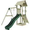 Produktbild: PolarPlay Spielturm Göteborg Schaukel Rutsche Grün