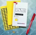 Produktbild: HELASIGN TAG121B-270-YE 20 x 8mm Gelb HELLERMANN 598-12127