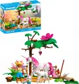 Produktbild: Playmobil® Zauberhafter Einhorn-Stall für Mama und Fohlen (71839), Princess Magic Konstruktions-Spielset, (66 St), Made in Europe