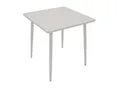 Produktbild: DEGAMO Bistrotisch DENVER 70x70cm quadratisch, Metall weiß