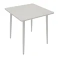 Produktbild: Bistrotisch Balkontisch Gartentisch Esstisch Tisch DENVER Metall 70x70cm weiß