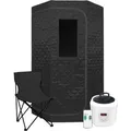 Produktbild: Sanotechnik Dampfsauna Tragbar 90 cm x 90 x 190 cm Schwarz