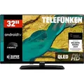 Produktbild: TELEFUNKEN QLED Fernseher 32 Zoll Smart TV Android TV Full HD, HDR Fernseher mit integriertem Triple-Tuner, QLED TV
