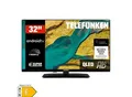 Produktbild: Telefunken D32Q751X2CW QLED Fernseher 32 Zoll Android Smart TV Full HD, HDR TV, Triple-Tuner (2026)