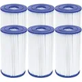 Produktbild: Bestway - FlowclearTM Filterkartusche Gr. iv 14,2 x 25,4 cm, 6er-Sparset