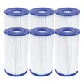 Produktbild: Filterkartusche Poolpflege 6er Sparset Flowclear Gr. VI 14,2 x 25,4 cm