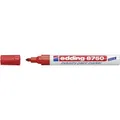 Produktbild: edding 8750 Industrie Lackmarker - rot - 1 Stift - Rundspitze 2-4 mm - Lackstift zum Beschriften von staubigen, leicht öligen Oberflächen, Reifen, Metall, Glas und Holz - permanent, wasserfest