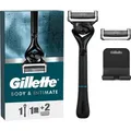 Produktbild: Gillette Intimate Rasierer Set 4-teilig - Silber/Schwarz