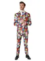 Produktbild: SuitMeister Partyanzug Casino Icons Kostüm Anzug - für Karneval Fasching, Wäre dieser Anzug eine E-Mail, wäre sie sicher im Spam-Ordner!