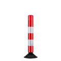Produktbild: Verkehrs-Leitzylinder FLEX, neigbar, rot/weiß reflektierend, 76 cm