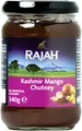 Produktbild: Rajah Kashmir Mango Chutney – fruchtig, scharf, leicht sauer – Ideal zum Würzen von Fleisch, Fisch, Käse oder als Dip – 2 x 340 g