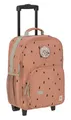 Produktbild: LÄSSIG Kinderkoffer Trolley Reisekoffer mit Teleskopstange und Rollen für Kinder Handgepäck/Trolley Happy Prints karamell