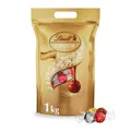 Produktbild: Lindt Lindor Klassische Mischung Kugeln Vollmilch Weiß Dunkel Haselnuss 1kg