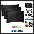 Produktbild: 3 Stück Banktaschen aus Kunstleder 25 x 16 cm Geldtasche für A5 Dokumente Gel...