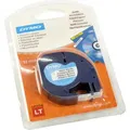 Produktbild: Dymo Label Band Letratag 91221 (S0721660) schwarz auf weiß 12mm x 4m Plastik