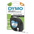 Produktbild: DYMO® Original Schriftband für LetraTag, Plastik - schwarz auf weiss S0721660