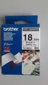 Produktbild: 1x BROTHER TZ-N241 P-touch 18mm x 8m Farbband Schwarz/Weiss Black/White