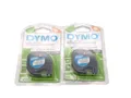 Produktbild: Dymo Letratag Schriftband Etiketten Drucker Neu OVP 2 Stück Weiß White