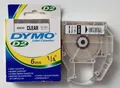 Produktbild: 1x DYMO D2 Labelband 60610 Etikettenband 6mm X 10m CLEAR für 6000, 9000 PC10