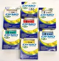 Produktbild: 7x DYMO D2 Tape Label komplett SET 19mm Black Rot Grün Blau Gelb Clear Weiss