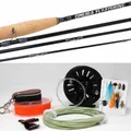 Produktbild: FTM Omura fly fishing set Combo Rute Rolle Fliegen Schnur Anfänger Set Forelle