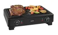 Produktbild: Tefal Elektrogrill Smoke Less TG9008 | Elektrischer indoor BBQ Tischgrill | Wenig Rauch und Geruchsbildung | 2 unabhängige Grillflächen | Thermostate mit 5 Einstellungen | leichte Reinigung | 2000W