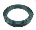 Produktbild: Garmix Spanndraht Grün Feuerverzinkt für Maschendraht Zaun Metall Draht (50m, 3,8mm)