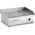 Produktbild: Royal Catering Elektro Grillplatte - 548 x 350 mm - Ribber + Flat - 3.000 W