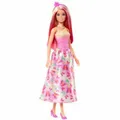 Produktbild: Mattel Barbie Royal-Puppe mit pink Haaren, HRR08