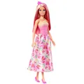 Produktbild: Barbie Royal-Puppe mit fantasievollen Haaren in Blond und Pink, bunten Accessoir