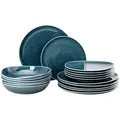 Produktbild: Rosenthal Kombiservice Junto, Blau, Keramik, 18-teilig, 31.7x28.1x32 cm, DIN EN ISO 14001, DIN EN ISO 9001, Essen & Trinken, Geschirr, Geschirr-Sets, Kombiservice